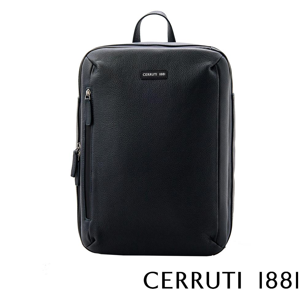 【Cerruti 1881】義大利頂級小牛皮後背包 (CEZA05934M)