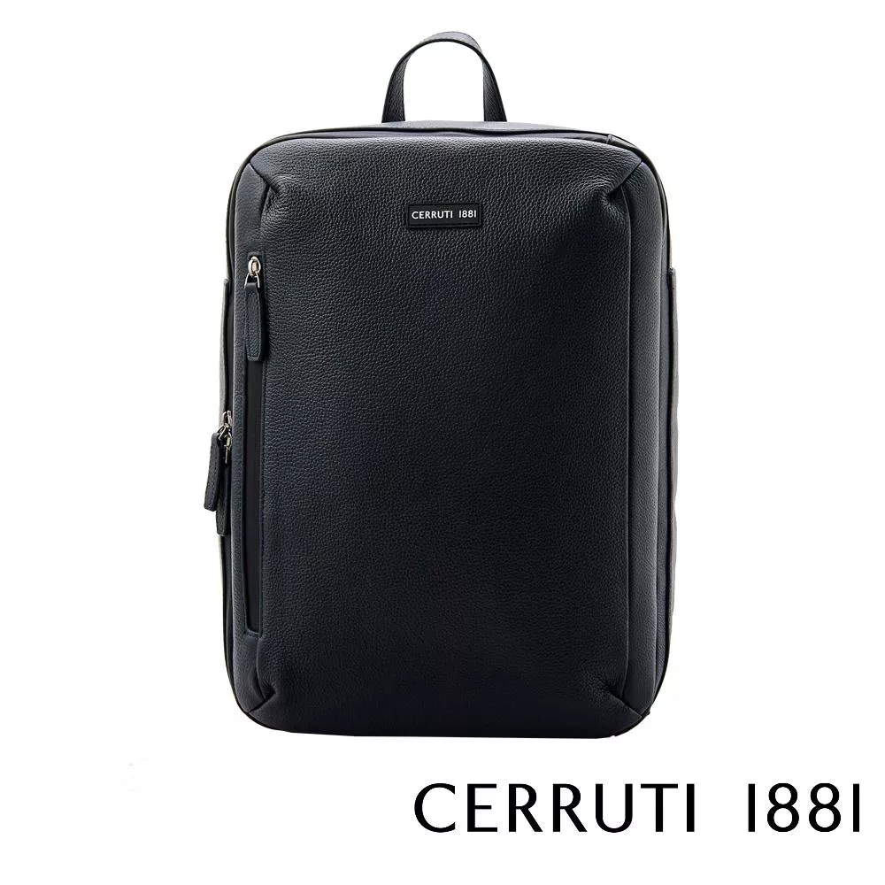 【Cerruti 1881】義大利頂級小牛皮後背包 (CEZA05934M)