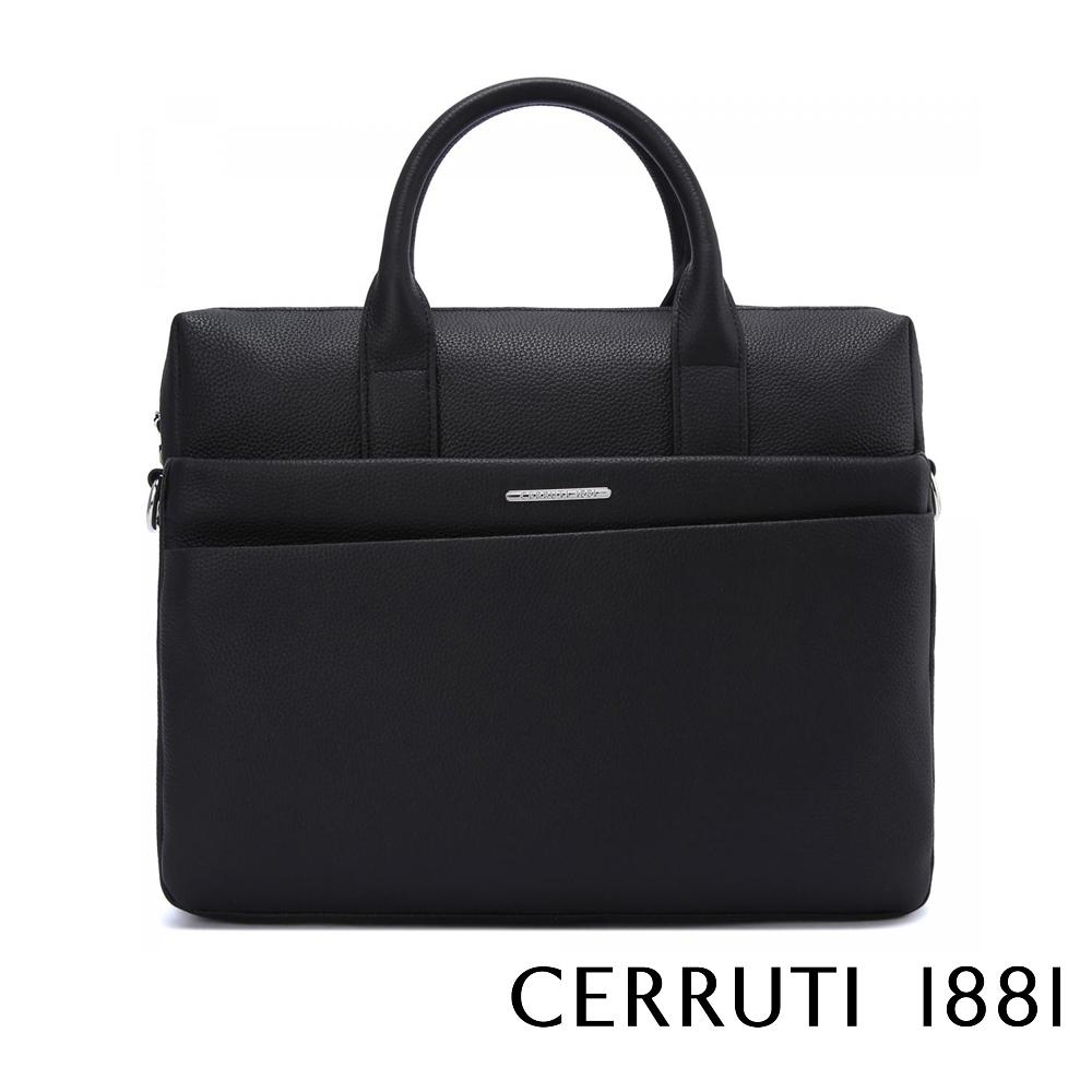 【Cerruti 1881】義大利頂級小牛皮公事包/肩背包 (CECA05901M)