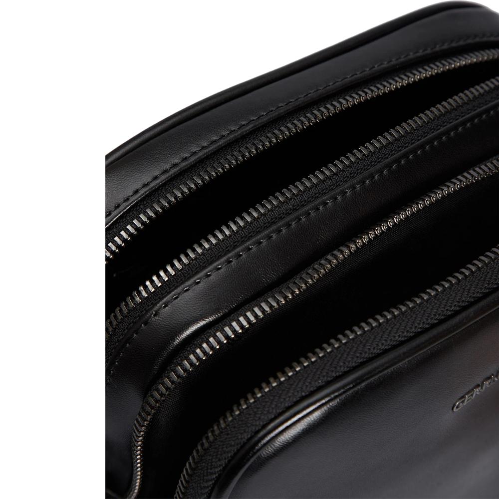 【Cerruti 1881】限量2折 義大利頂級小牛皮側背包肩背包 全新專櫃展示品 (CEBO05607M)