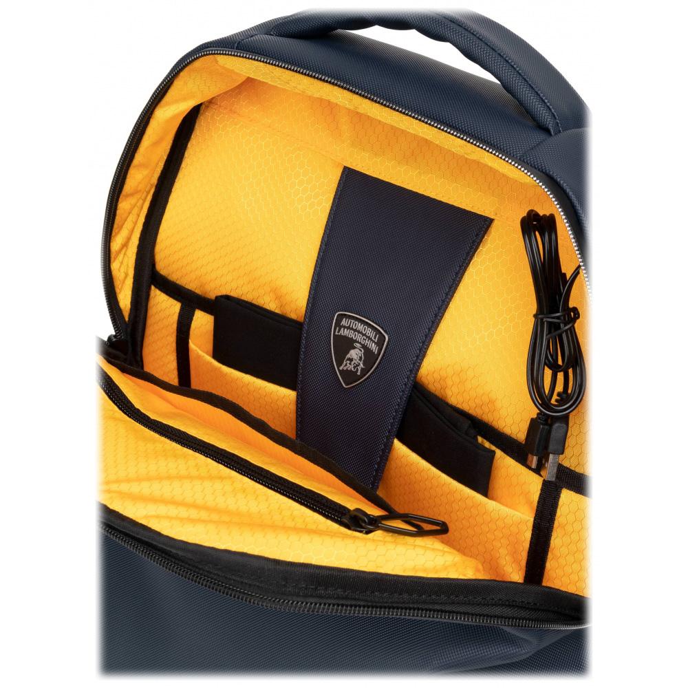 【Automobili Lamborghini】限量2折 義大利頂級後背包 全新專櫃展示品 (LBZA00244T)