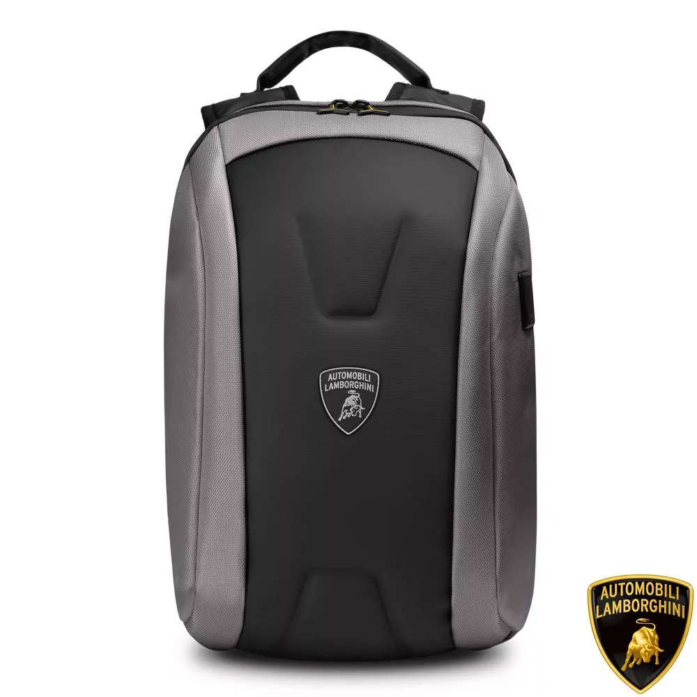 【Automobili Lamborghini】限量2折 義大利頂級後背包 全新專櫃展示品 (LBZA00258T)