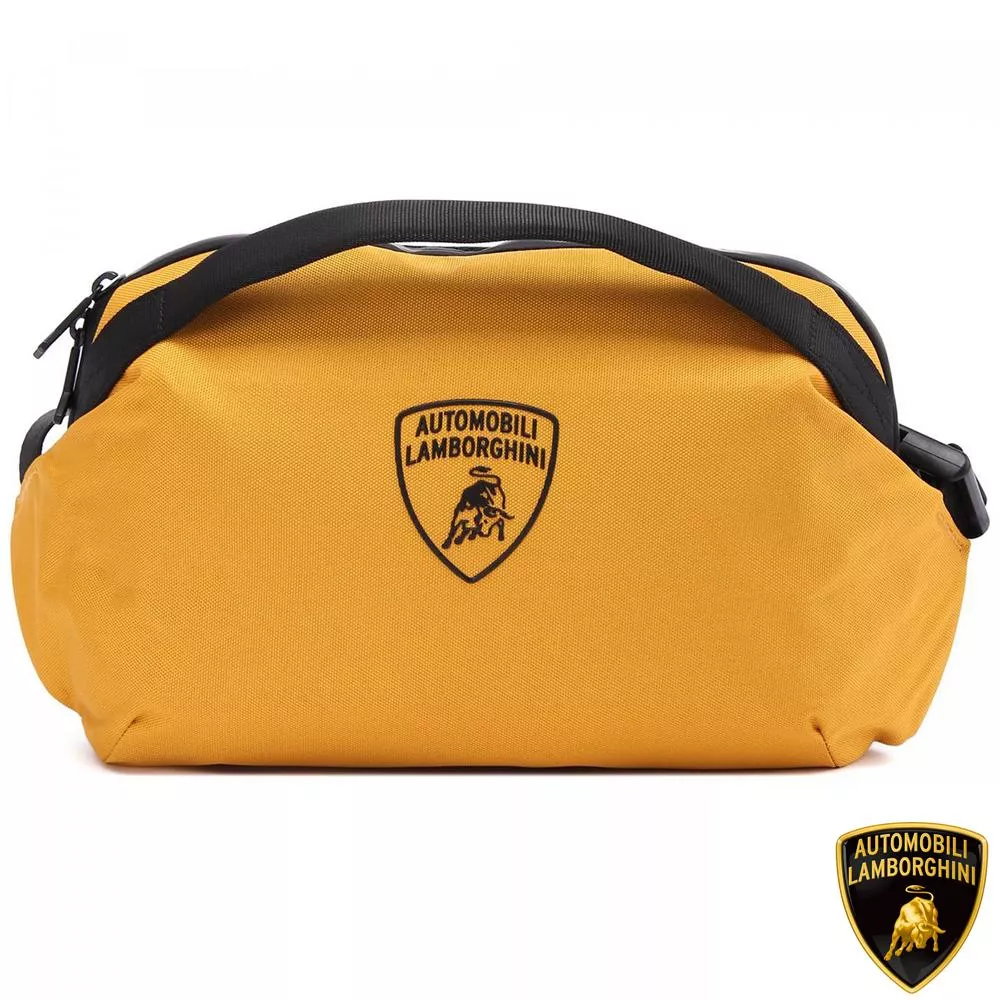 【Automobili Lamborghini】義大利頂級腰包肩背包 (LBBO00401T)