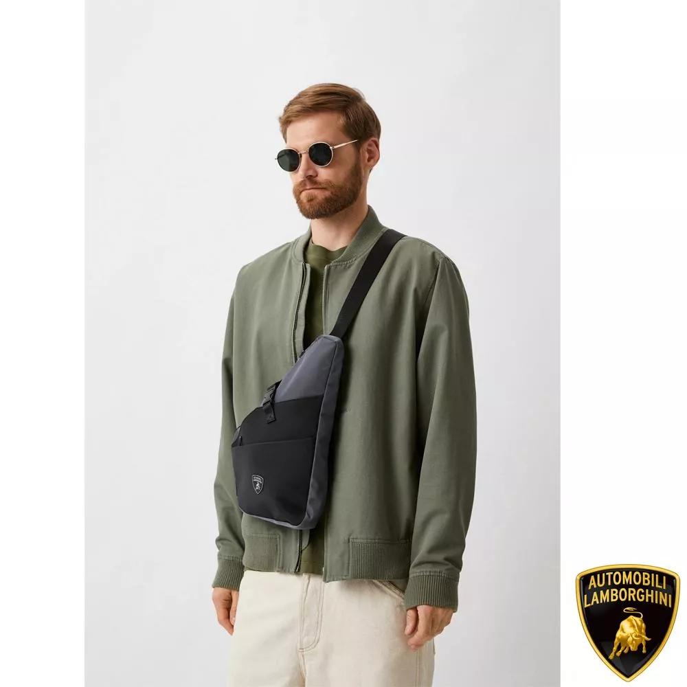 【Automobili Lamborghini】義大利頂級側背包肩背包 (LBBO00450T)