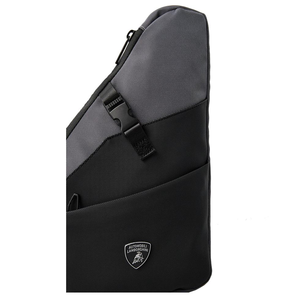 【Automobili Lamborghini】限量2折 義大利頂級側背包肩背包 全新專櫃展示品 (LBBO00450T)