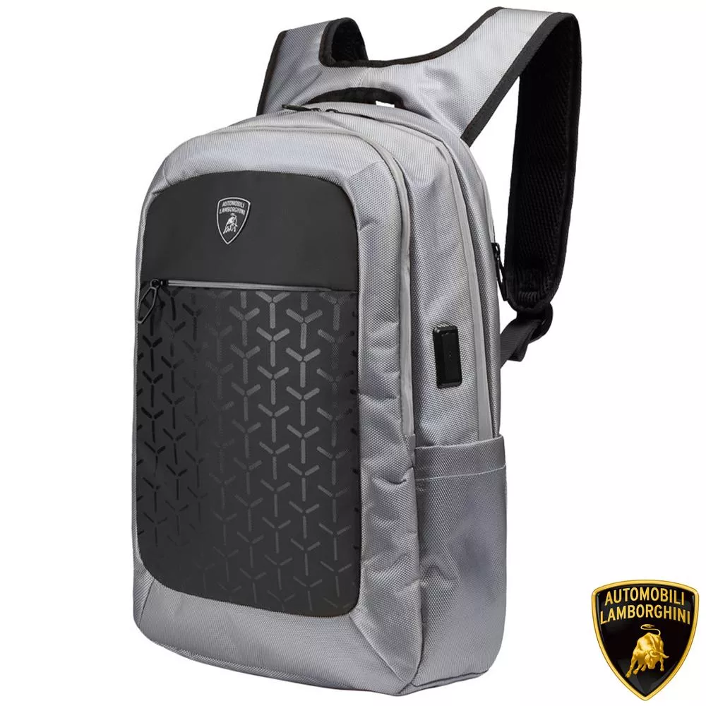 【Automobili Lamborghini】限量2折 義大利頂級後背包 全新專櫃展示品 (LBZA00361T)