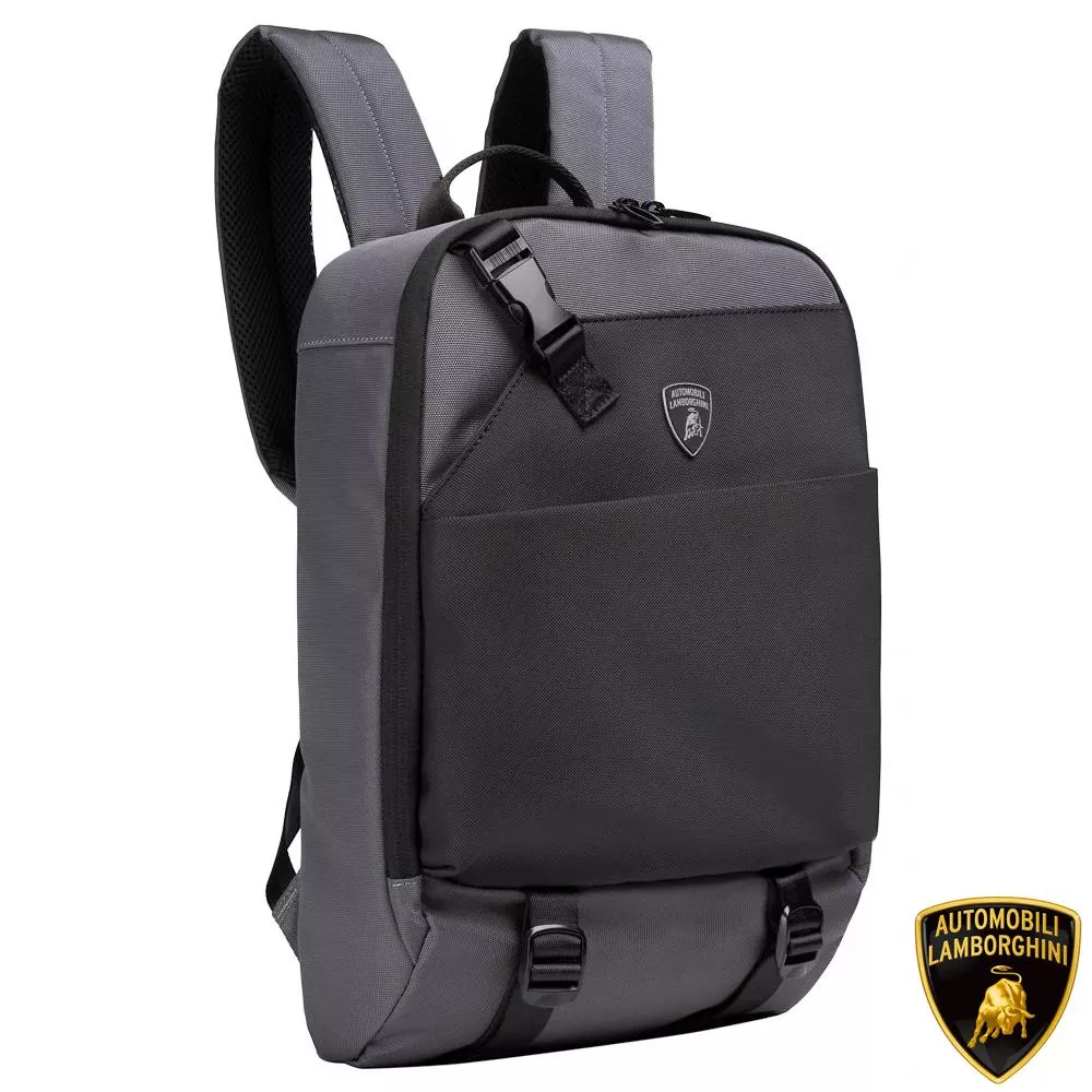 【Automobili Lamborghini】限量2折 義大利頂級後背包 全新專櫃展示品 (LBZA00452T)
