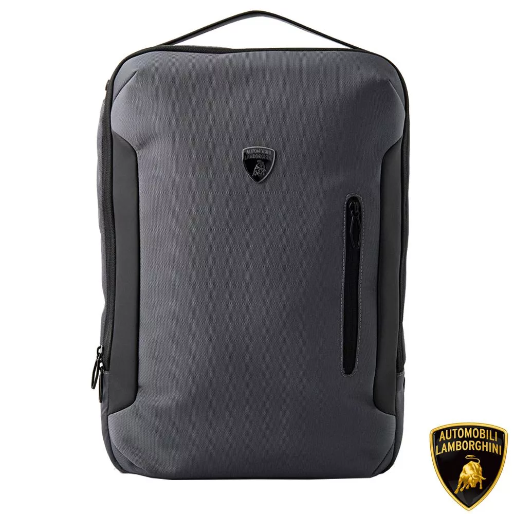 【Automobili Lamborghini】限量2折 義大利頂級後背包 全新專櫃展示品 (LBZA00375T)