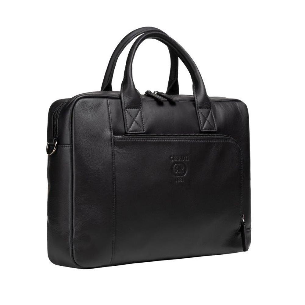 【Cerruti 1881】限量2折 義大利頂級小牛皮公事包/肩背包 全新專櫃展示品 (CECA06226M)