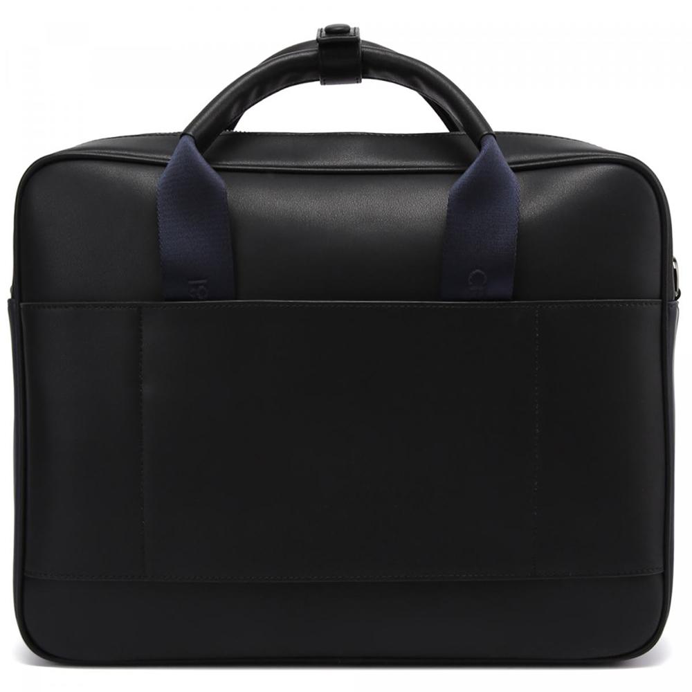【Cerruti 1881】限量2折 義大利頂級小牛皮公事包/肩背包 全新專櫃展示品 (CECA04657M)