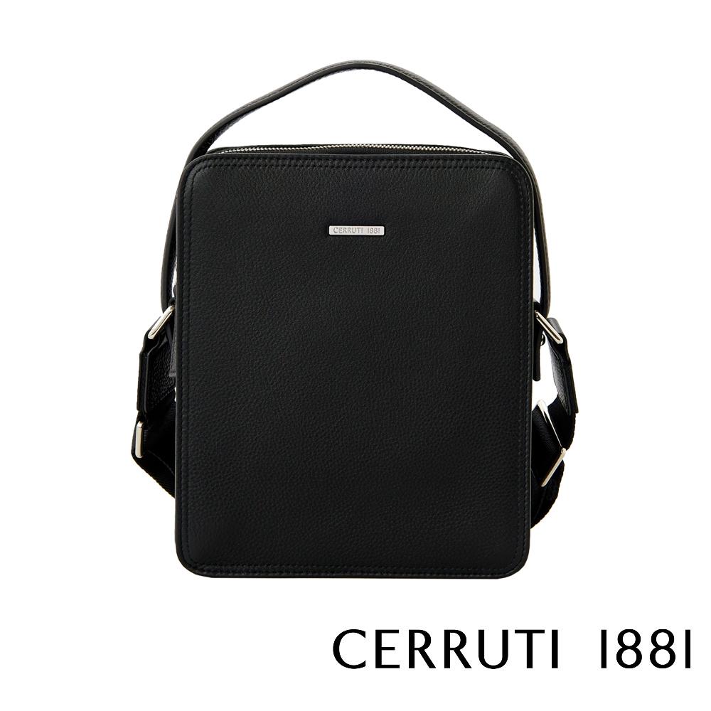 【Cerruti 1881】義大利頂級小牛皮側背包肩背包 (CEBO04883M)