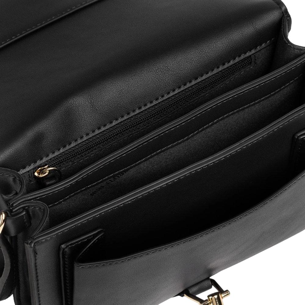【Cerruti 1881】義大利頂級側背包肩背包 (黑色 CEBA06623P)