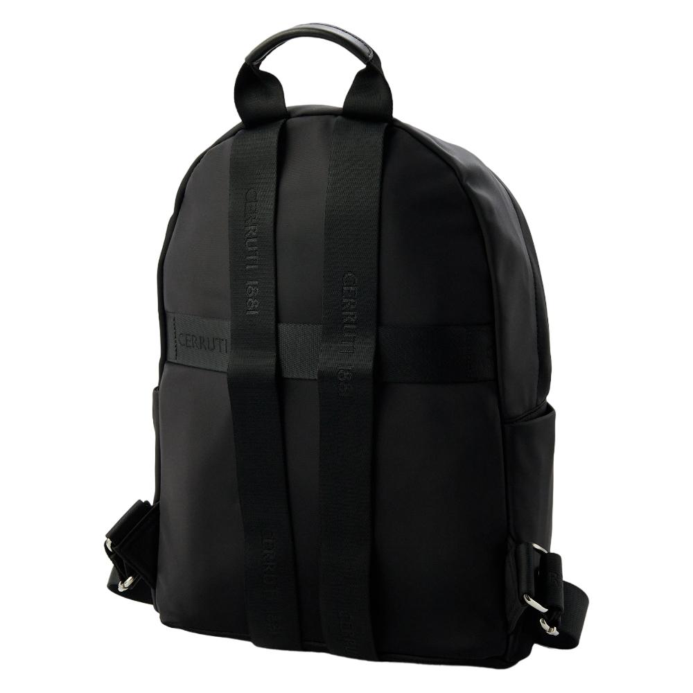 【Cerruti 1881】限量2折 義大利頂級後背包 全新專櫃展示品 (黑色 CEZA06658N)