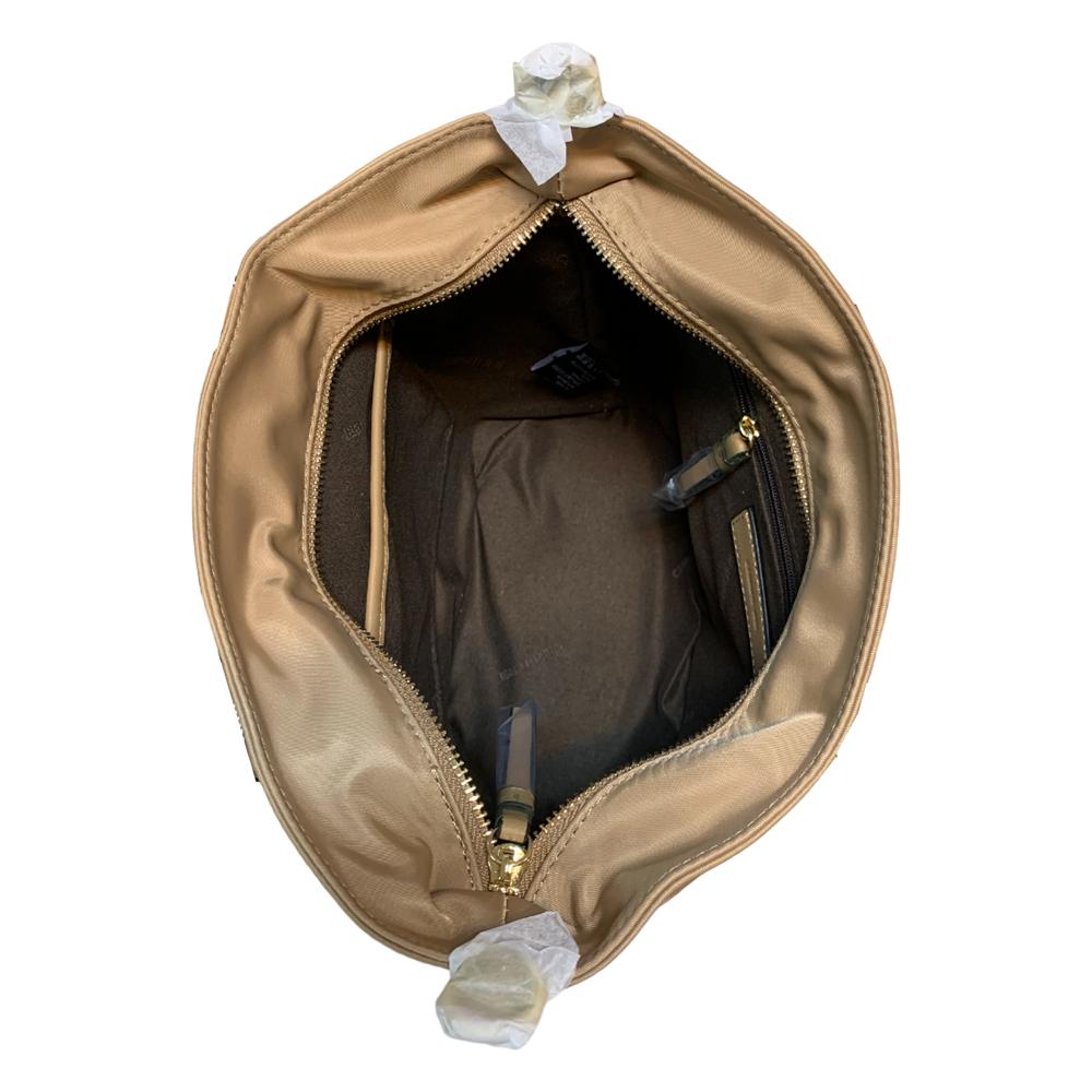 【Cerruti 1881】限量2折 義大利頂級手提包肩背包 全新專櫃展示品 (奶茶色 CEBA06433N)