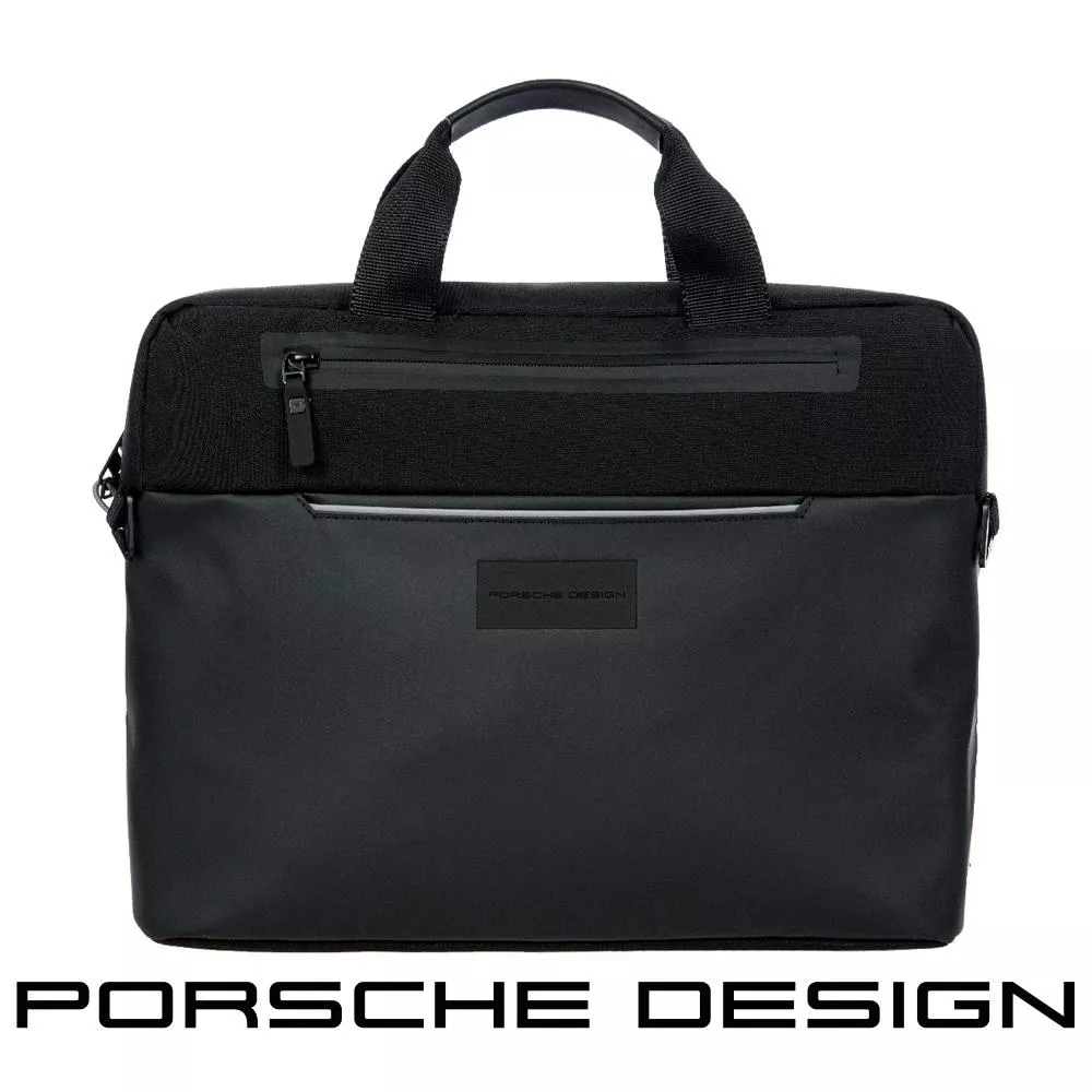 【Porsche Design 保時捷】德國頂級旅行公事包肩背包 (黑色 OCL1505)