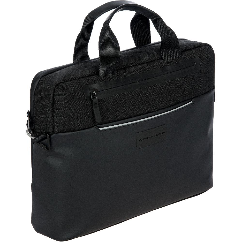 【Porsche Design 保時捷】德國頂級旅行公事包肩背包 (黑色 OCL1505)