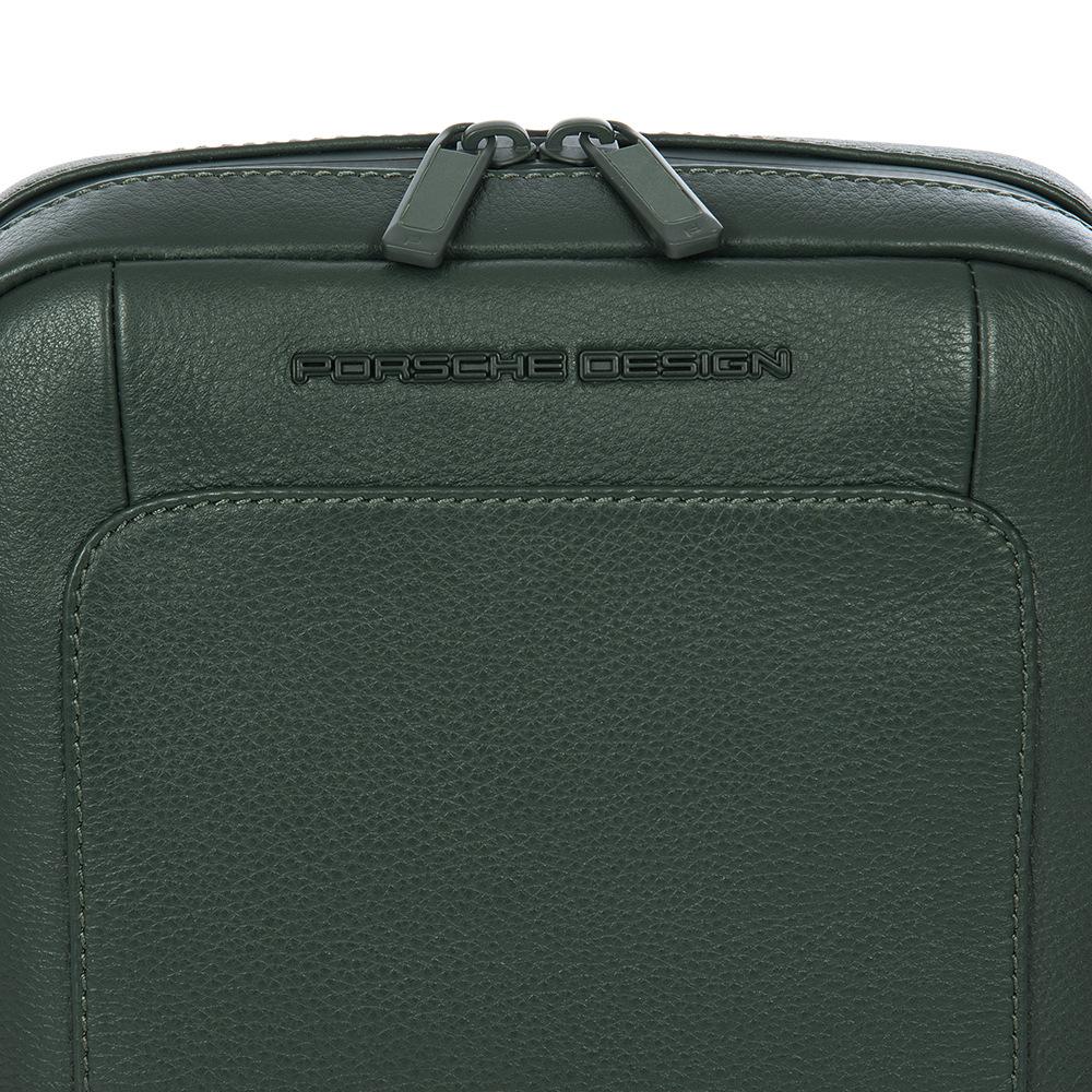 【Porsche Design 保時捷】德國頂級小牛皮肩背包斜背包 (綠色 OLE1510GRN)