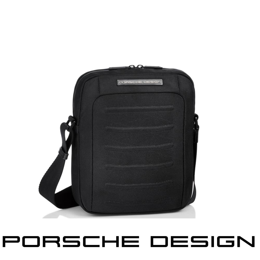 【Porsche Design 保時捷】限量3折 德國頂級肩背包斜背包 全新專櫃展示品(黑色 OVL01510)