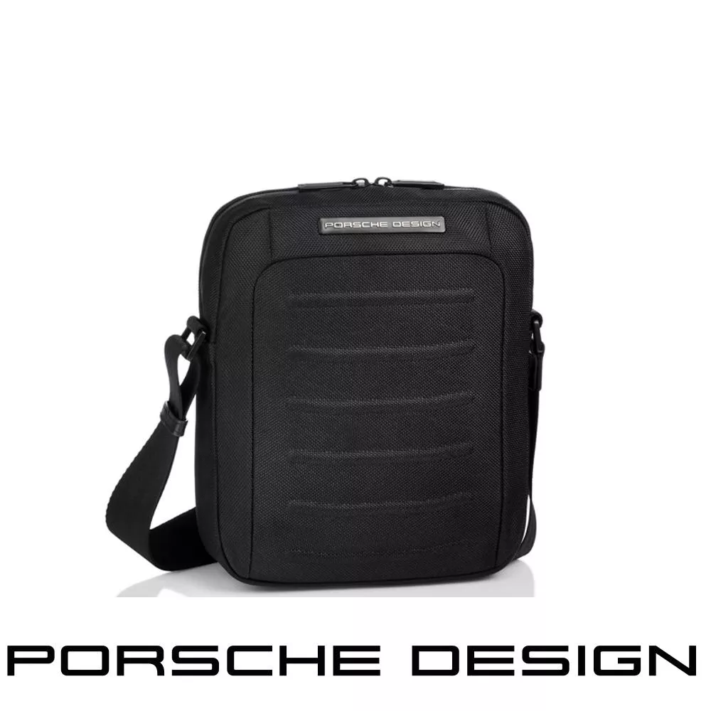 【Porsche Design 保時捷】限量3折 德國頂級肩背包斜背包 全新專櫃展示品(黑色 OVL01510)