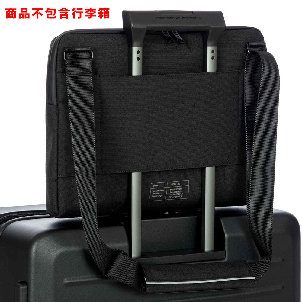 【Porsche Design 保時捷】德國頂級旅行肩背包斜背包 (黑色 OCL1522BK)