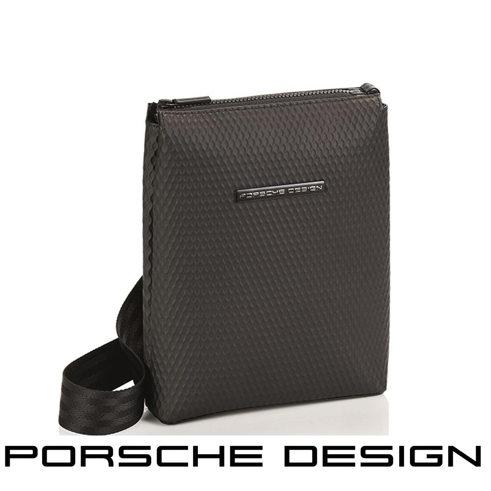 【Porsche Design 保時捷】限量3折 德國頂級肩背包斜背包 全新專櫃展示品(黑色 OSU01536)