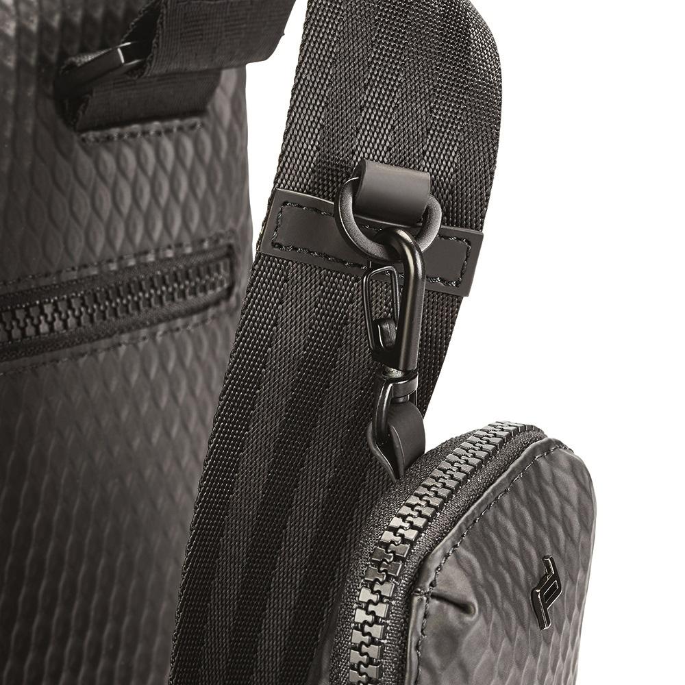 【Porsche Design 保時捷】限量3折 德國頂級肩背包斜背包 全新專櫃展示品(黑色 OSU01536)