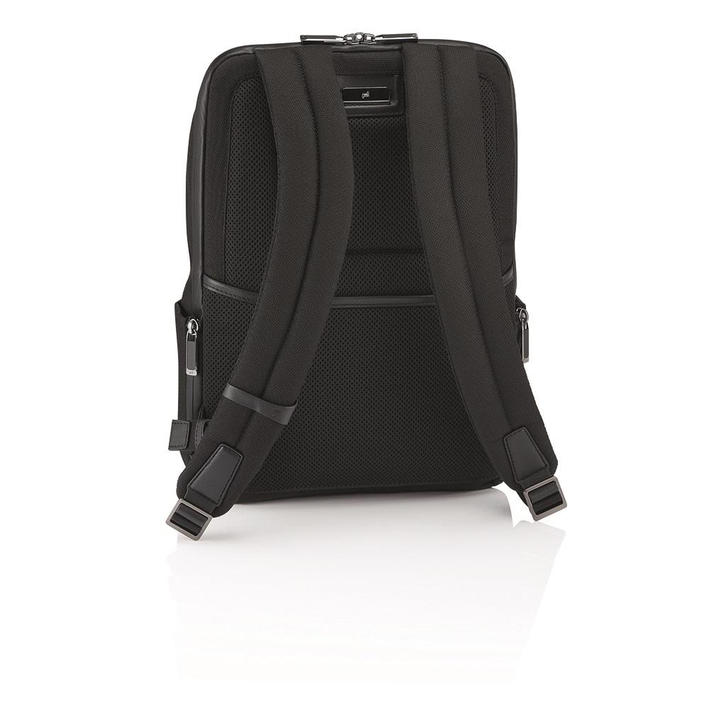 【Porsche Design 保時捷】限量3折 德國頂級小牛皮皮革旅行後背包 全新專櫃展示品(黑色 ONY01600)