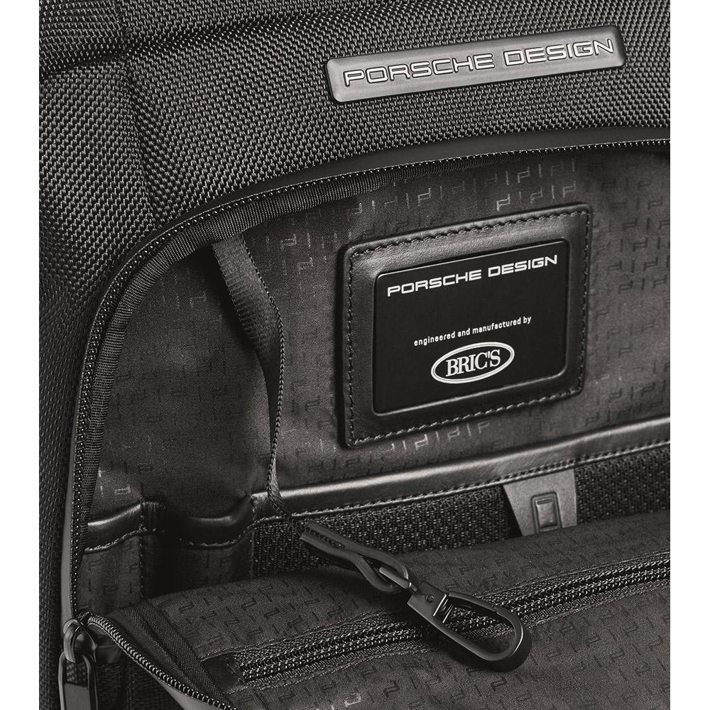 【Porsche Design 保時捷】限量3折 德國頂級旅行後背包 全新專櫃展示品(黑色 OVL01600)