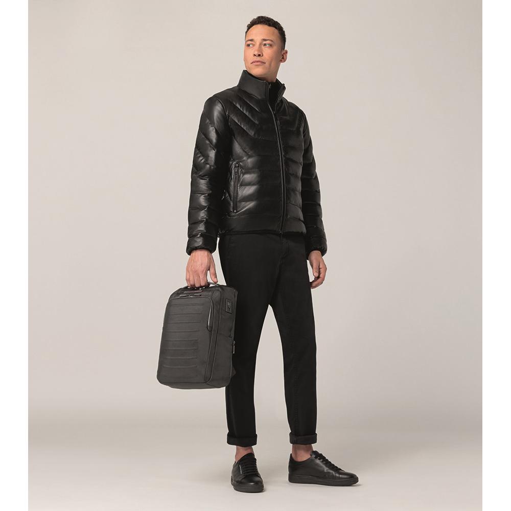 【Porsche Design 保時捷】限量3折 德國頂級旅行後背包 全新專櫃展示品(黑色 OVL01600)