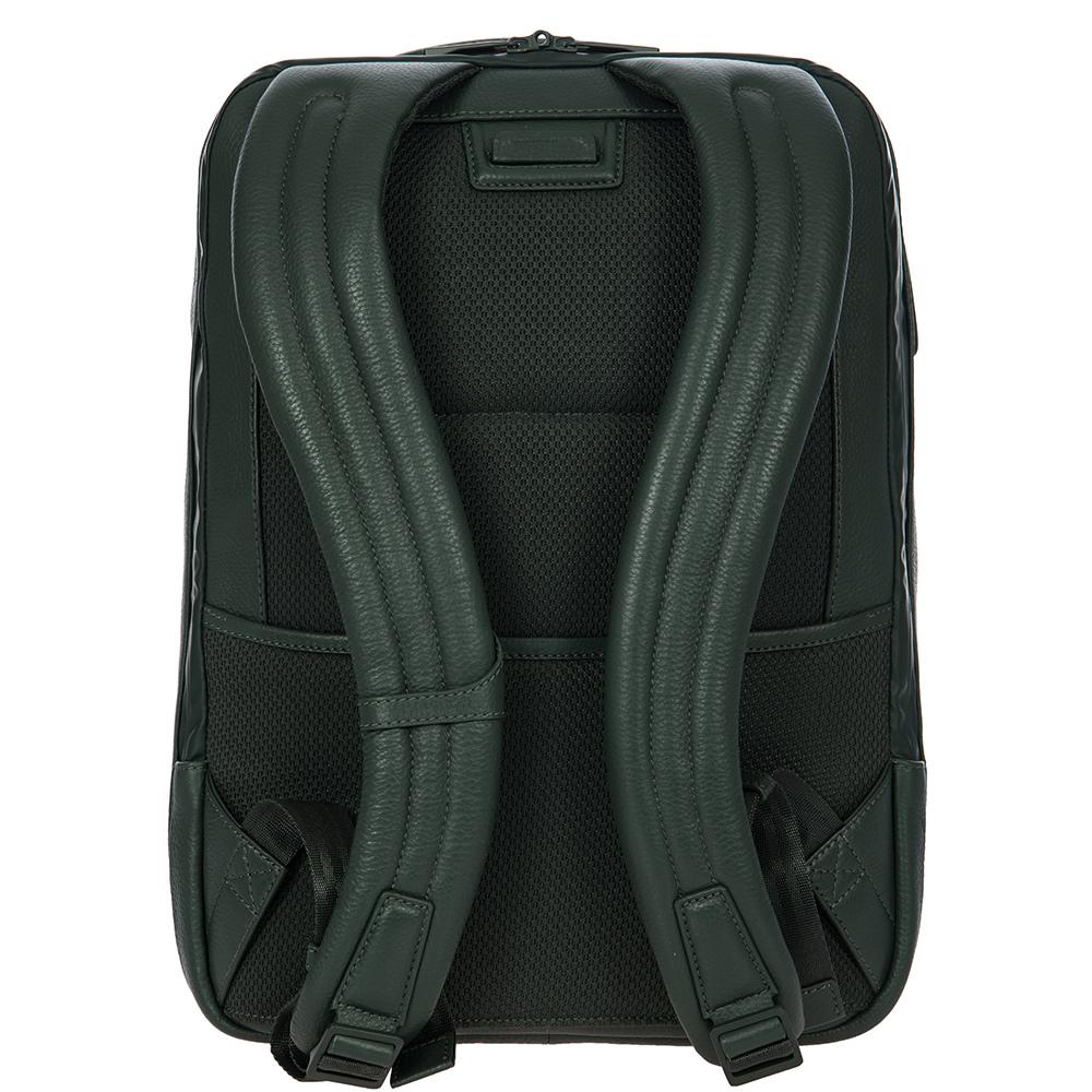 【Porsche Design 保時捷】德國頂級小牛皮旅行後背包 (綠色 OLE1614GRN)