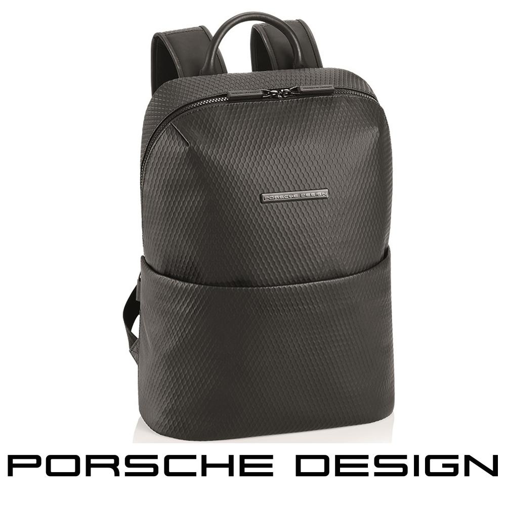 【Porsche Design 保時捷】限量3折 德國頂級旅行後背包 全新專櫃展示品(黑色 OSU1622)