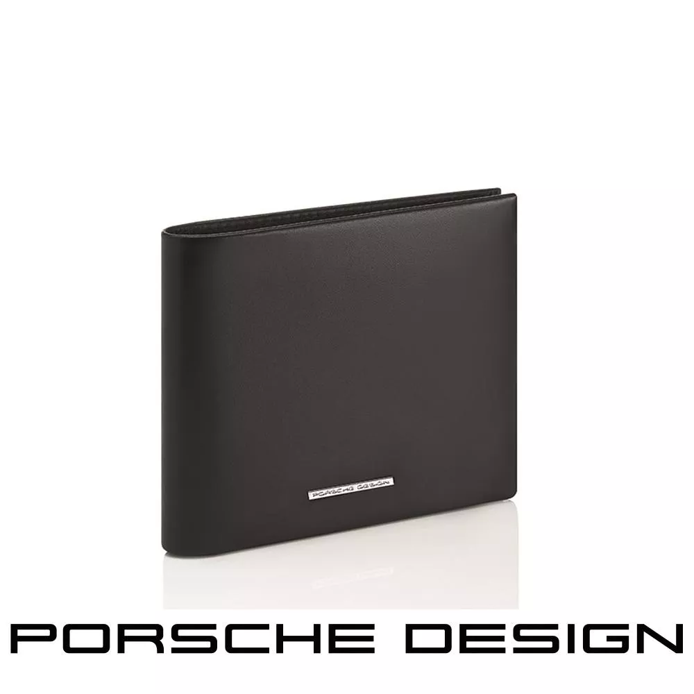 【Porsche Design 保時捷】限量3折 德國頂級小牛皮10卡皮夾 全新專櫃展示品(OBE9901)
