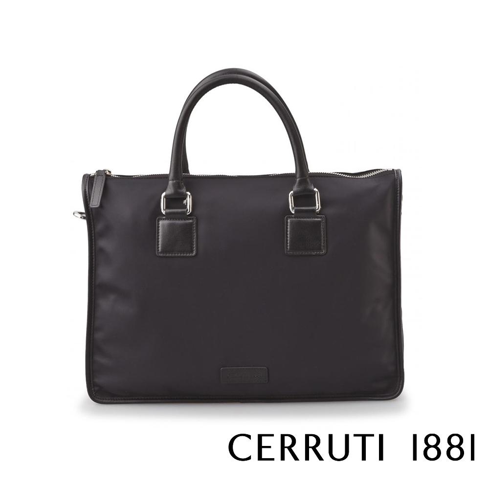 【Cerruti 1881】限量2折 義大利頂級公事包/肩背包 全新專櫃展示品 (CECA01154N 黑色)