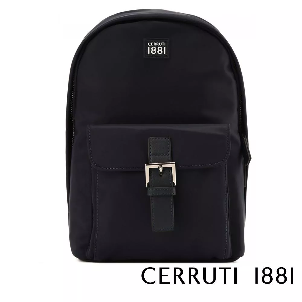 【Cerruti 1881】限量2折 義大利頂級斜肩包 全新專櫃展示品 (黑色 CEBO06657N)