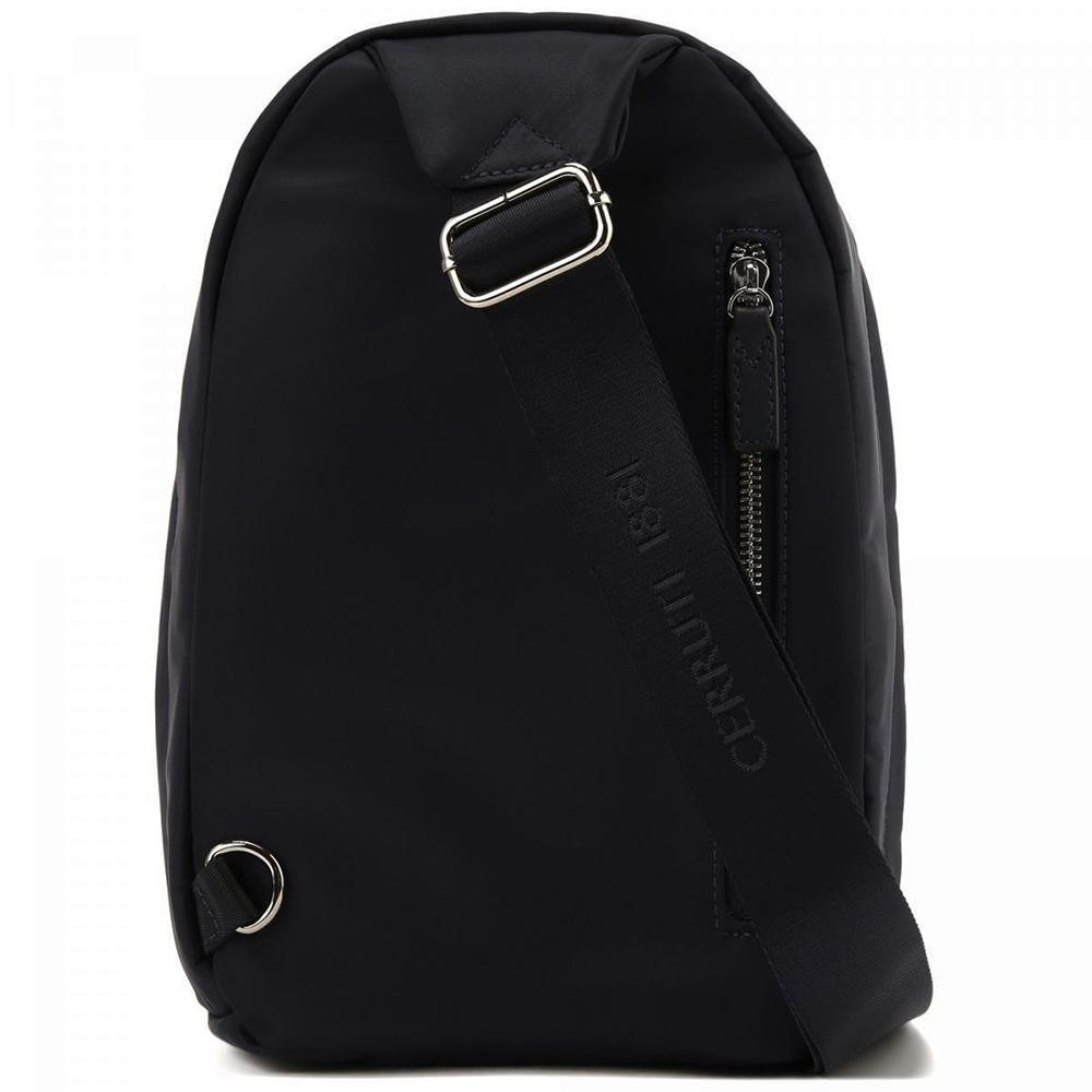 【Cerruti 1881】限量2折 義大利頂級斜肩包 全新專櫃展示品 (黑色 CEBO06657N)