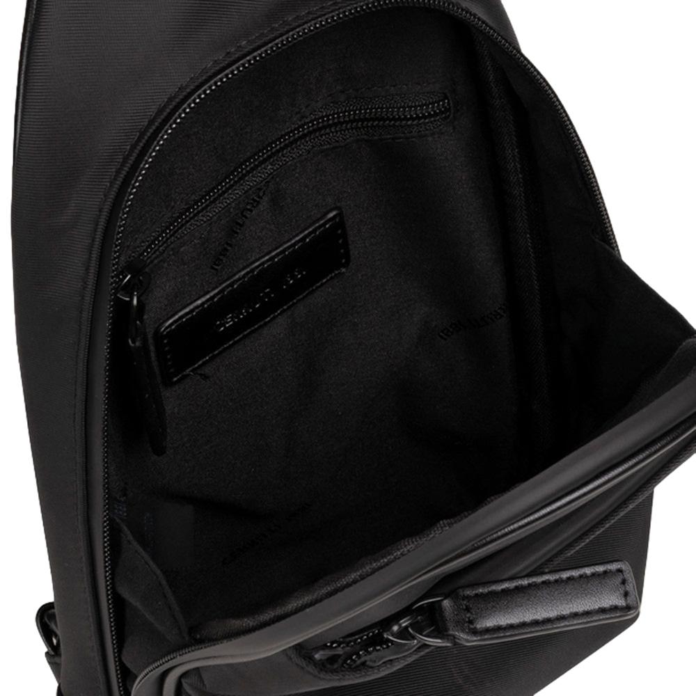 【Cerruti 1881】限量2折 義大利頂級斜肩包 全新專櫃展示品 (黑色 CEBO05619N)