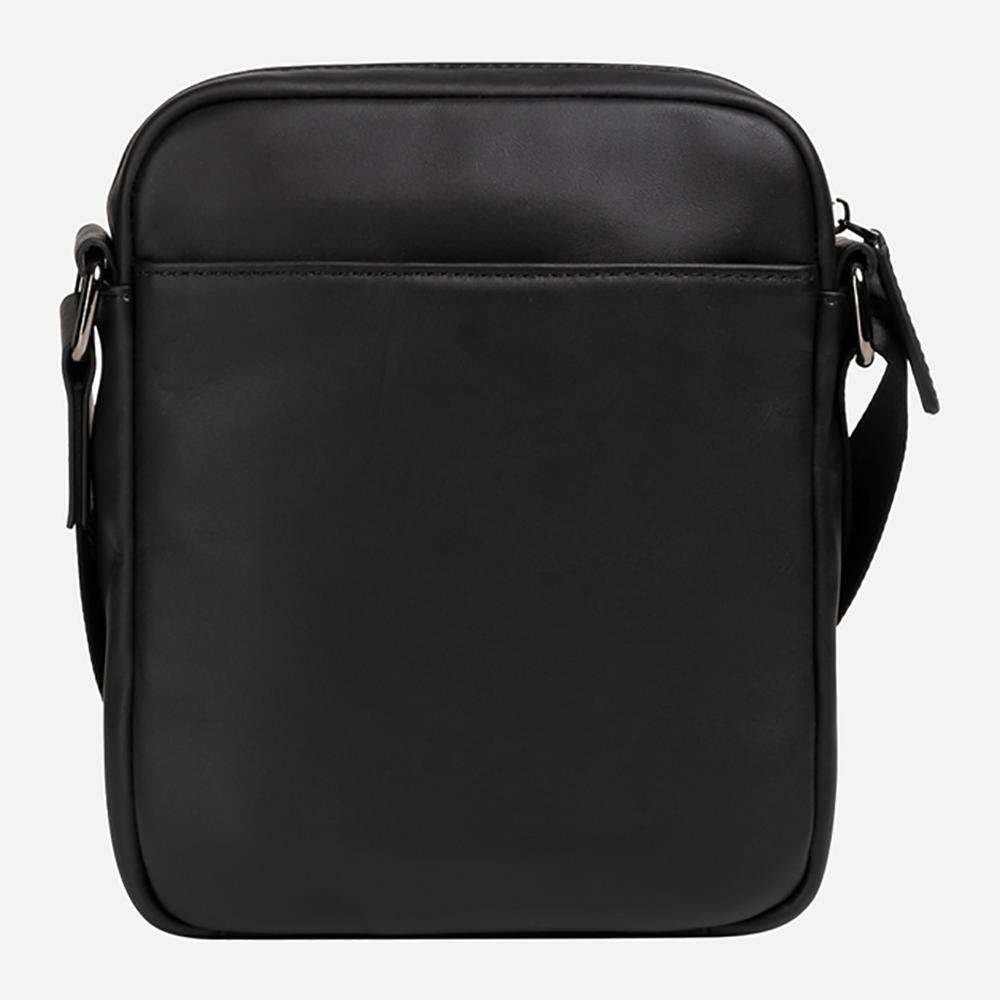 【Cerruti 1881】限量2折 義大利頂級小牛皮側背包肩背包 全新專櫃展示品 (黑色 CEBO06256M)