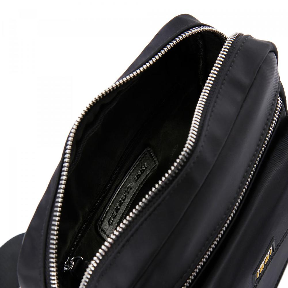 【Cerruti 1881】限量2折 義大利頂級側背包肩背包 全新專櫃展示品 (黑色 CEBO06384N)