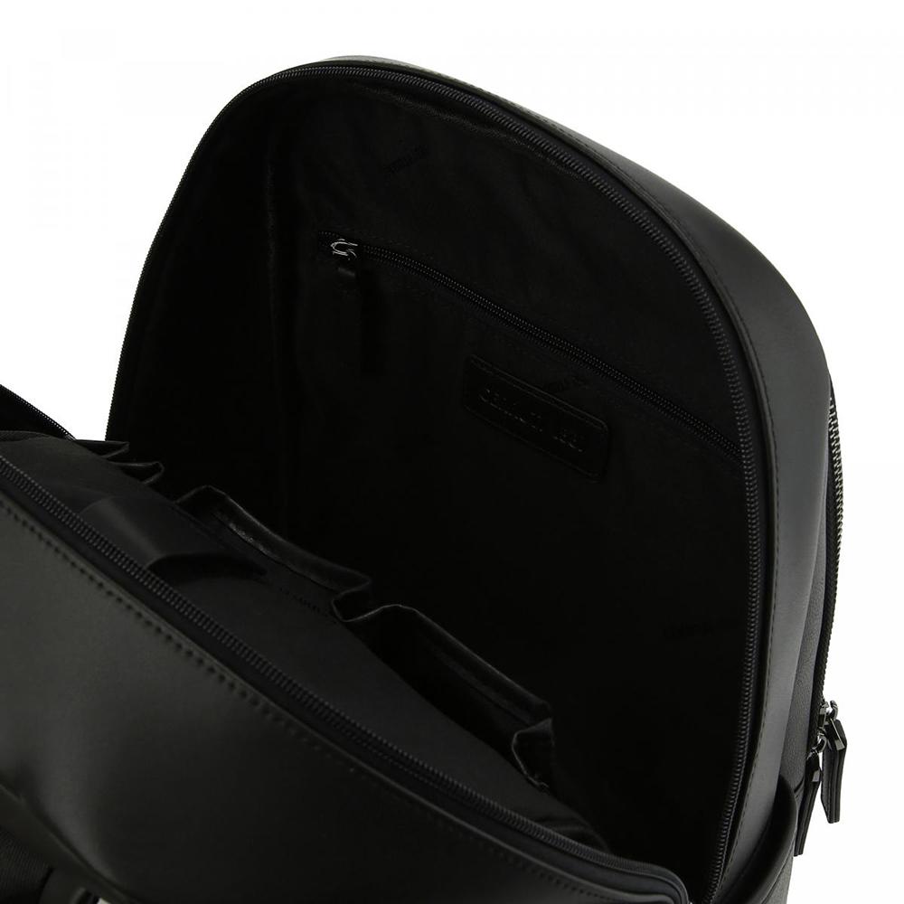 【Cerruti 1881】限量2折 義大利頂級小牛皮後背包 全新專櫃展示品 (黑色 CEZA06783M)