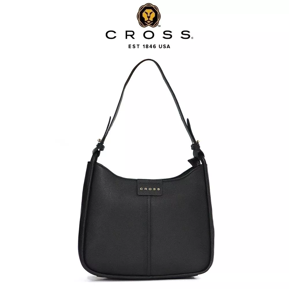 【CROSS】限量1折 頂級小牛皮水餃包肩背包 嘉布莉系列 全新專櫃展示品