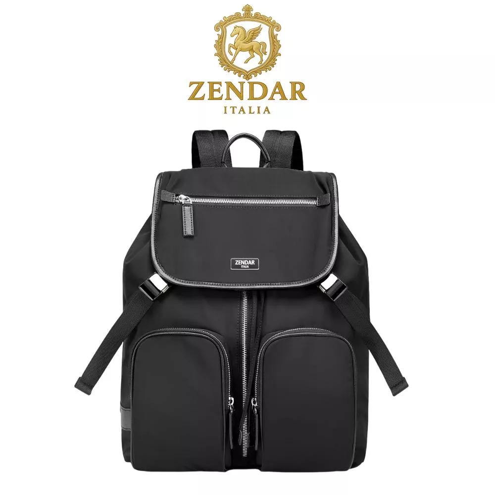 【ZENDAR】 限量3折 頂級高彈性防潑水休閒旅行後背包 瓦倫系列 全新專櫃展示品