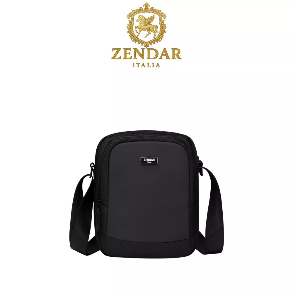 【ZENDAR】限量3折 頂級高彈性防潑水旅行肩背包 詹姆斯系列 全新專櫃展示品