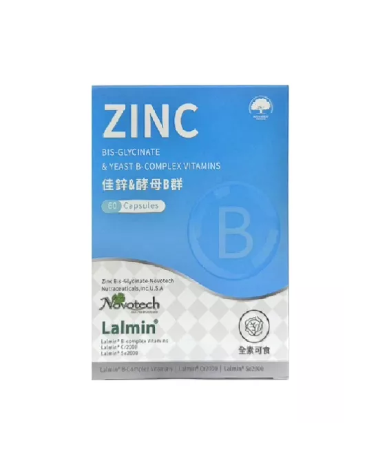 佳鋅酵母B群複方膠囊 / 法國Lalmin酵母 / 60顆