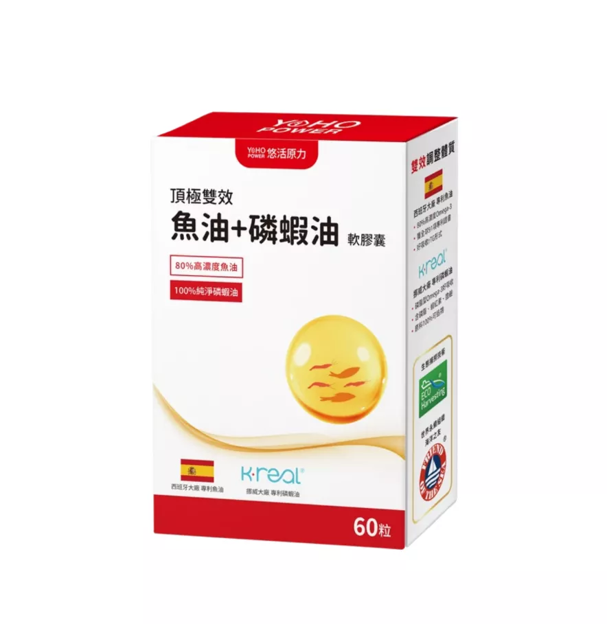 悠活原力 南極磷蝦油軟膠囊 / 500mg磷蝦油 / 60顆