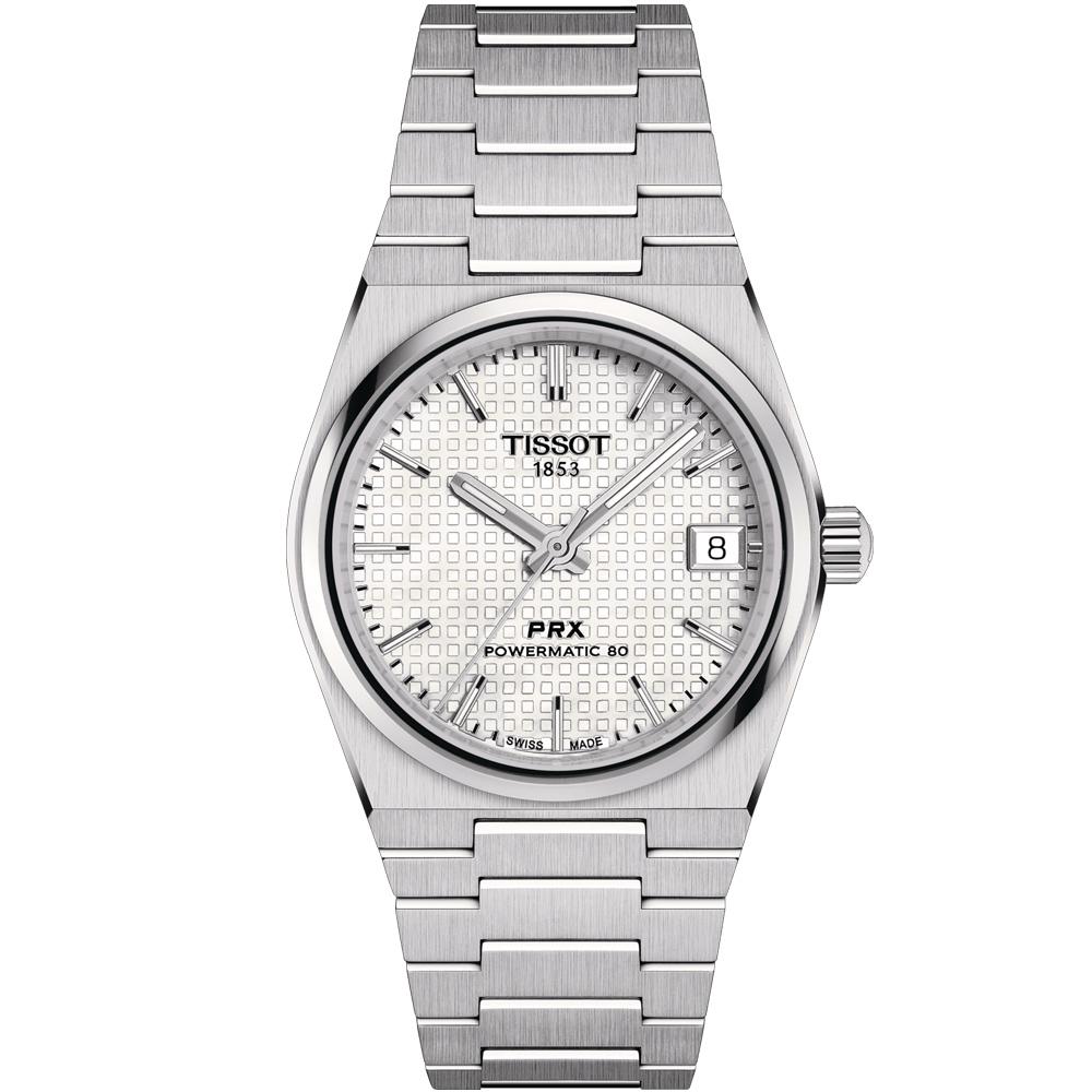 TISSOT 天梭 官方授權 PRX系列 80小時動力機械腕錶-T1372071111100