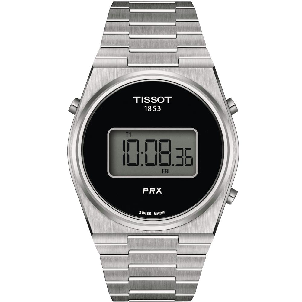 TISSOT 天梭錶 PRX Digital 數位石英手錶-T1374631105000