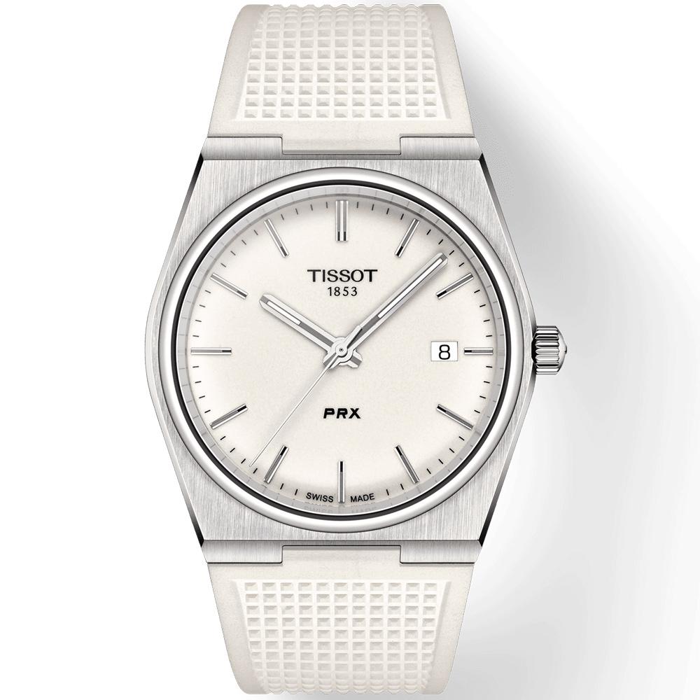 TISSOT 天梭 官方授權  PRX系列 70年代復刻時尚腕錶-T1374101701100