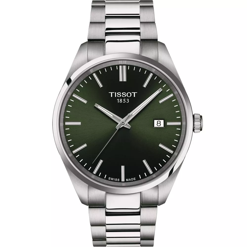 TISSOT 天梭錶 PR 100 簡約時尚男錶-T1504101109100/綠40mm