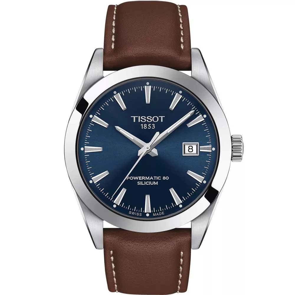 TISSOT天梭 GENTLEMAN 經典紳士機械錶(T1274071604100)40mm