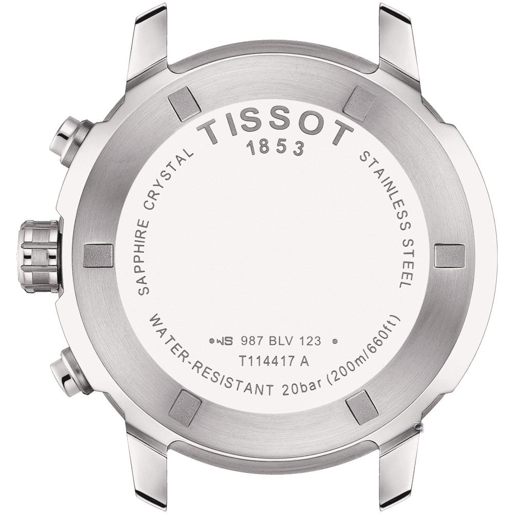 TISSOT 天梭 T-Sport PRC 200 CHRONOGRAPH計時腕錶-T1144171105700/黑43mm